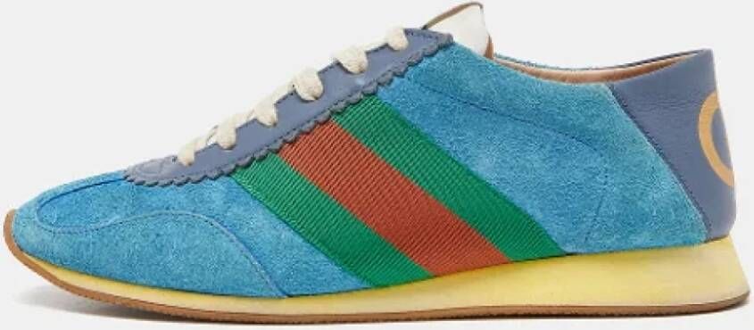 Gucci Vintage Pre-owned Leather sneakers Multicolor Dames