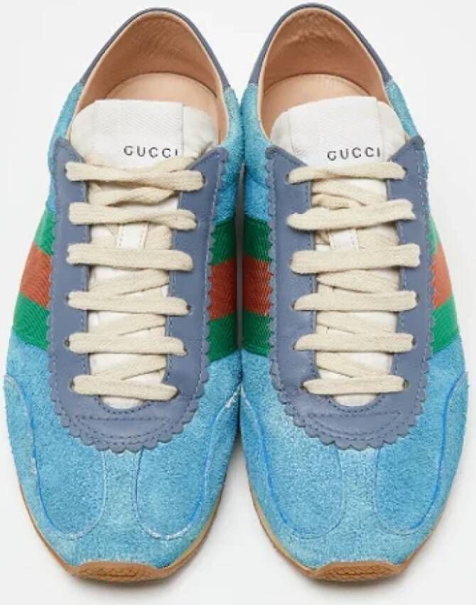 Gucci Vintage Pre-owned Leather sneakers Multicolor Dames