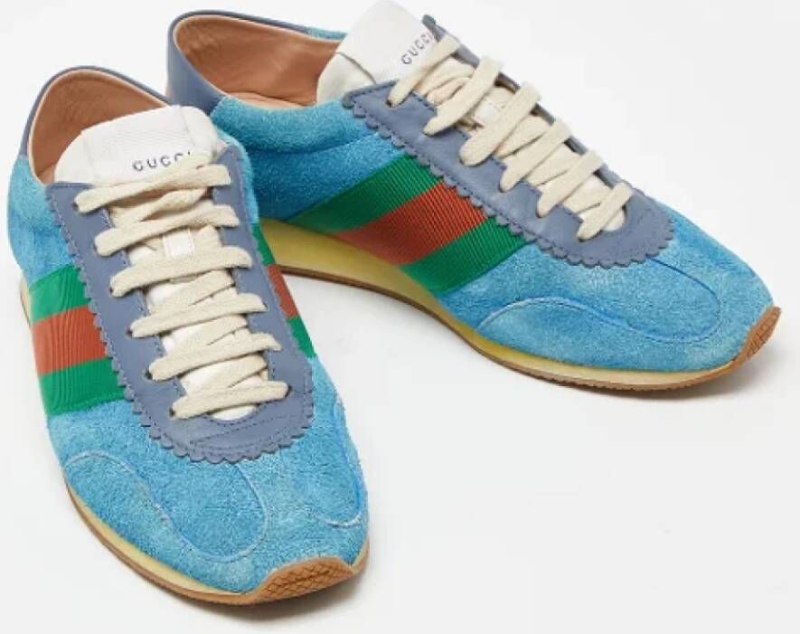 Gucci Vintage Pre-owned Leather sneakers Multicolor Dames