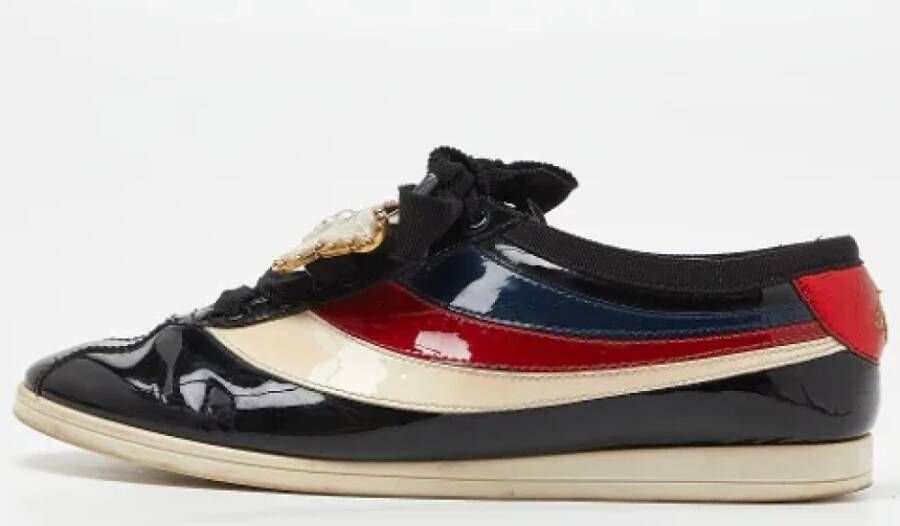 Gucci Vintage Pre-owned Leather sneakers Multicolor Dames