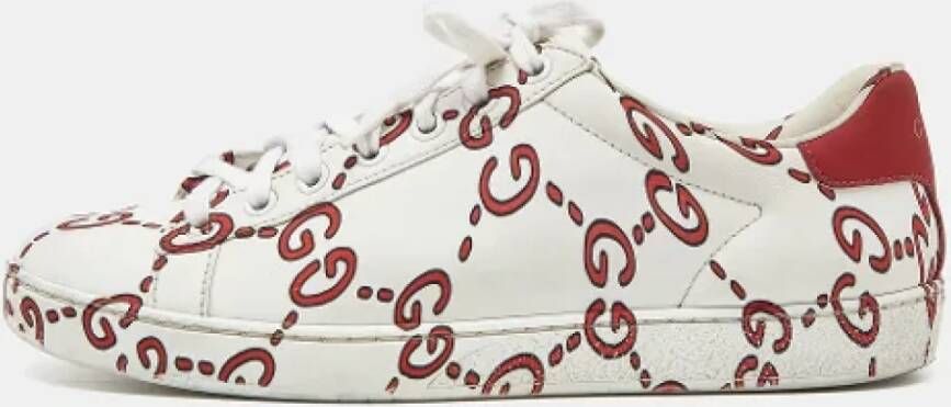 Gucci Vintage Pre-owned Leather sneakers Multicolor Dames