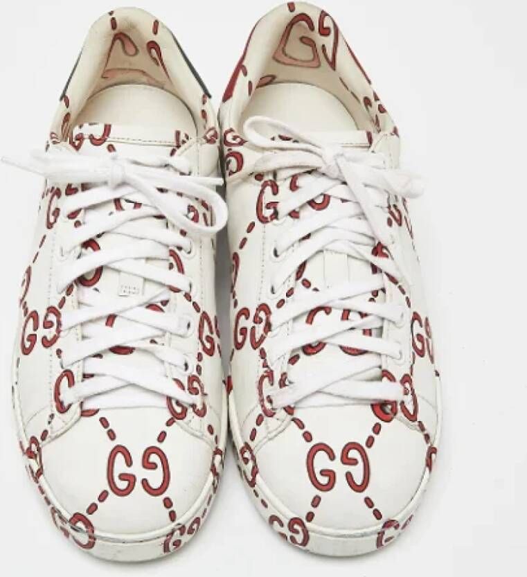 Gucci Vintage Pre-owned Leather sneakers Multicolor Dames