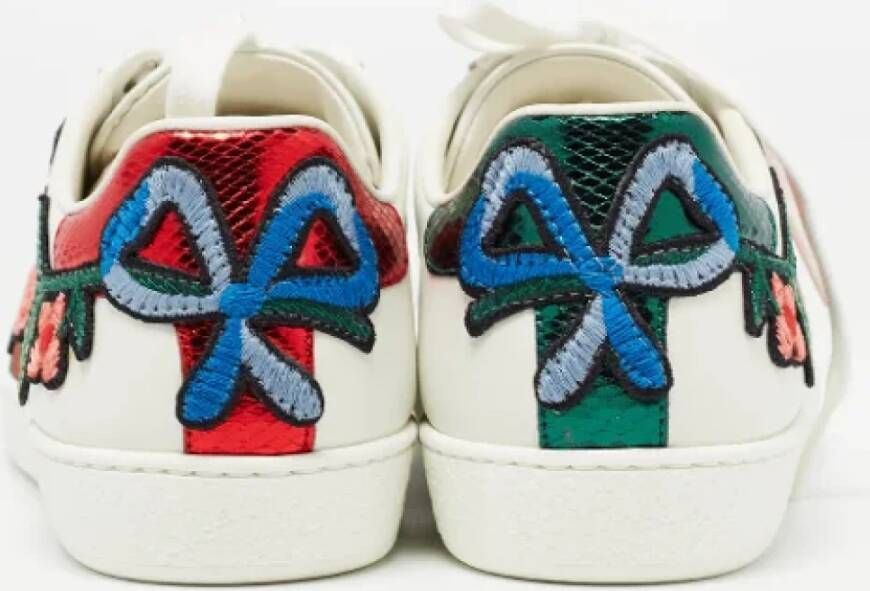 Gucci Vintage Pre-owned Leather sneakers Multicolor Dames