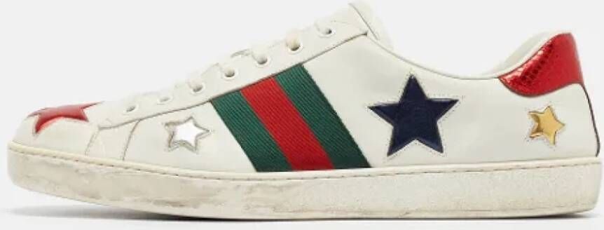 Gucci Vintage Pre-owned Leather sneakers Multicolor Dames