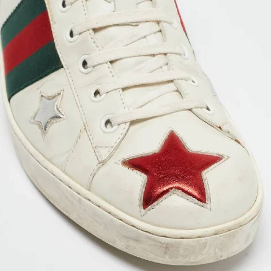 Gucci Vintage Pre-owned Leather sneakers Multicolor Dames