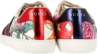 Gucci Vintage Pre-owned Leather sneakers Multicolor Heren