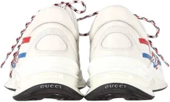 Gucci Vintage Pre-owned Leather sneakers Multicolor Heren