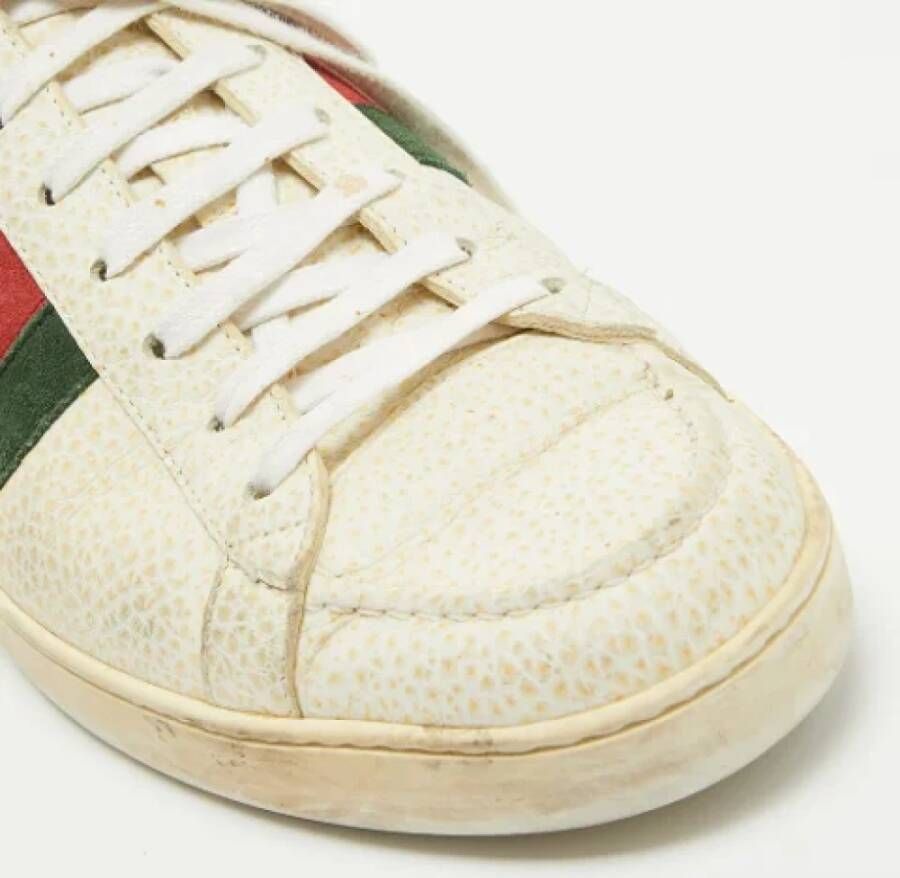 Gucci Vintage Pre-owned Leather sneakers Multicolor Heren