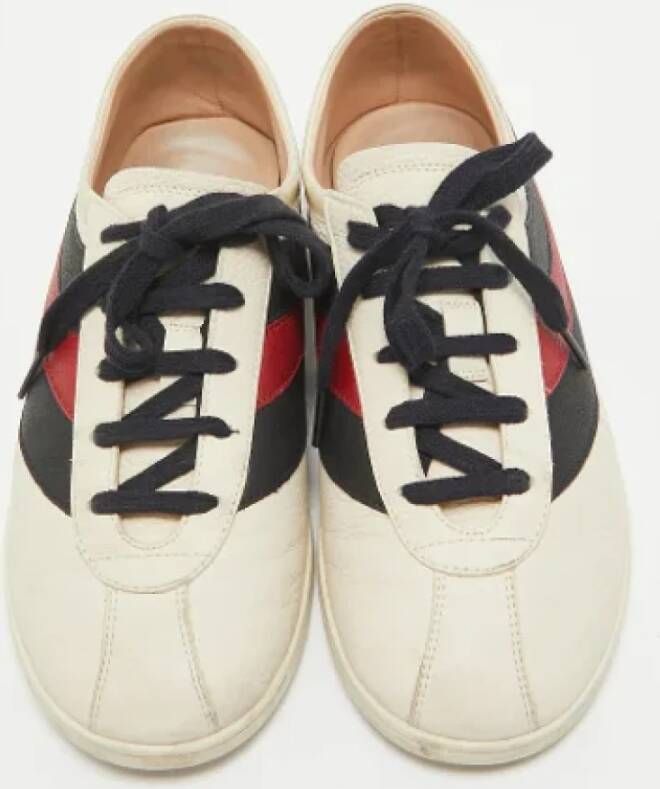 Gucci Vintage Pre-owned Leather sneakers Multicolor Heren