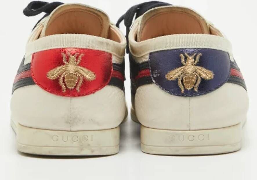 Gucci Vintage Pre-owned Leather sneakers Multicolor Heren