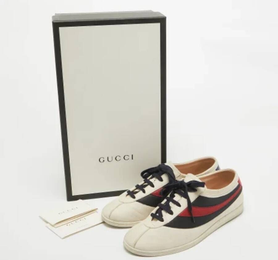 Gucci Vintage Pre-owned Leather sneakers Multicolor Heren