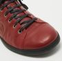 Gucci Vintage Pre-owned Leather sneakers Red Dames - Thumbnail 7