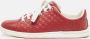 Gucci Vintage Pre-owned Leather sneakers Red Dames - Thumbnail 2