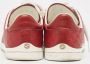 Gucci Vintage Pre-owned Leather sneakers Red Dames - Thumbnail 5