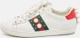 Gucci Vintage Pre-owned Leather sneakers White Dames - Thumbnail 2