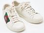 Gucci Vintage Pre-owned Leather sneakers White Dames - Thumbnail 4