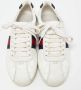 Gucci Vintage Pre-owned Leather sneakers White Dames - Thumbnail 3