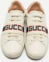 Gucci Vintage Pre-owned Leather sneakers White Dames - Thumbnail 3