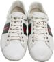 Gucci Vintage Pre-owned Leather sneakers White Dames - Thumbnail 2