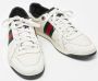 Gucci Vintage Pre-owned Leather sneakers White Dames - Thumbnail 4