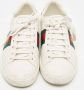 Gucci Vintage Pre-owned Leather sneakers White Dames - Thumbnail 3