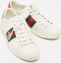 Gucci Vintage Pre-owned Leather sneakers White Dames - Thumbnail 4