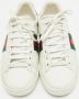 Gucci Vintage Pre-owned Leather sneakers White Dames - Thumbnail 3