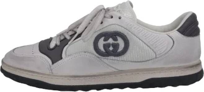 Gucci Vintage Pre-owned Leather sneakers White Heren