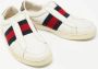 Gucci Vintage Pre-owned Leather sneakers White Heren - Thumbnail 4