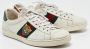 Gucci Vintage Pre-owned Leather sneakers White Heren - Thumbnail 3