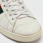 Gucci Vintage Pre-owned Leather sneakers White Heren - Thumbnail 6