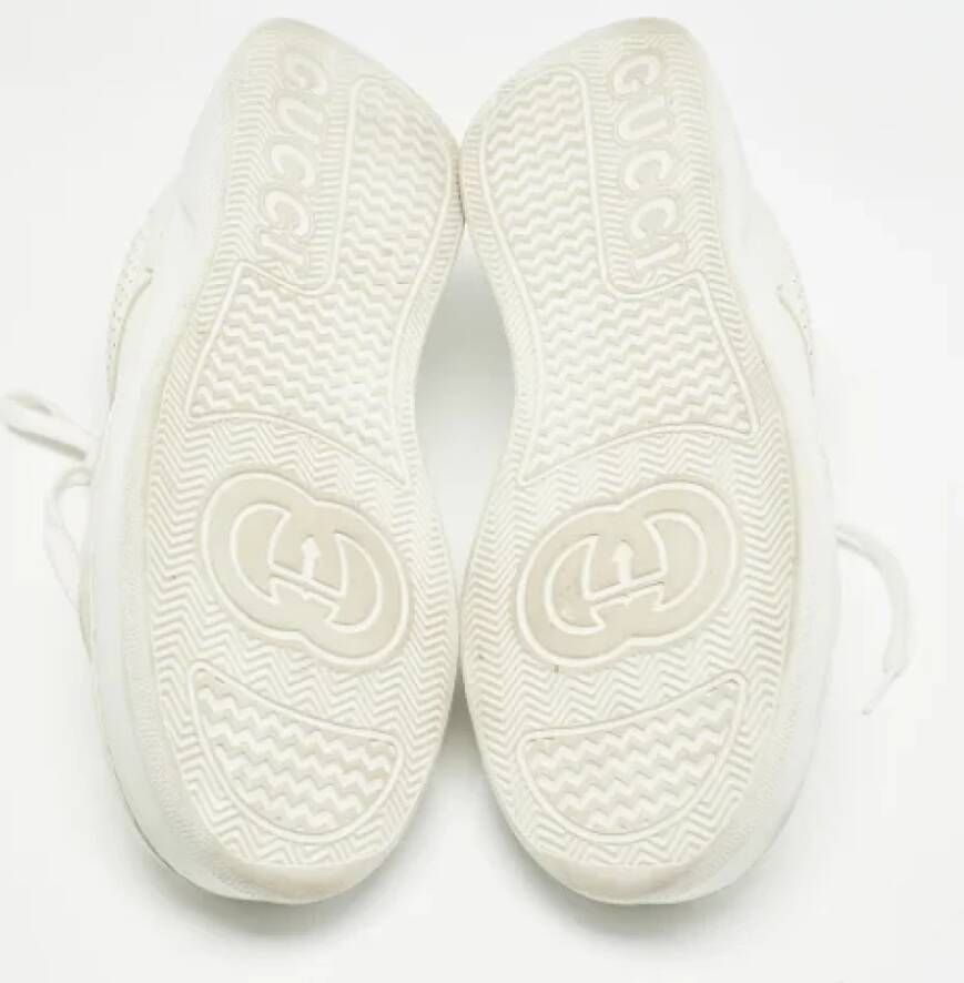 Gucci Vintage Pre-owned Leather sneakers White Heren