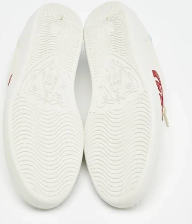 Gucci Vintage Pre-owned Leather sneakers White Heren