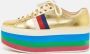 Gucci Vintage Pre-owned Leather sneakers Yellow Heren - Thumbnail 2