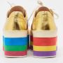 Gucci Vintage Pre-owned Leather sneakers Yellow Heren - Thumbnail 5