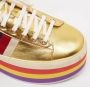 Gucci Vintage Pre-owned Leather sneakers Yellow Heren - Thumbnail 7