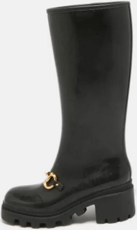 Gucci Vintage Pre-owned Rubber boots Black Dames