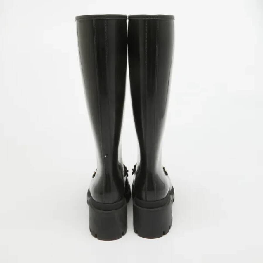 Gucci Vintage Pre-owned Rubber boots Black Dames