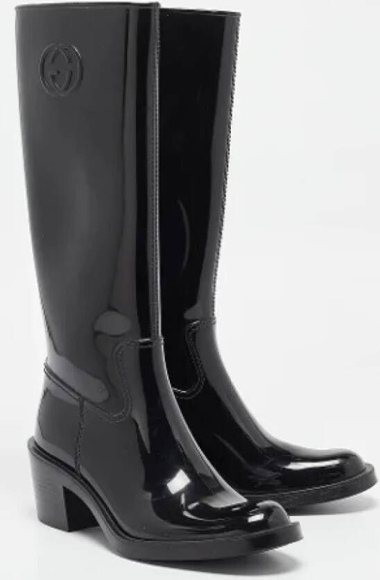 Gucci Vintage Pre-owned Rubber boots Black Dames