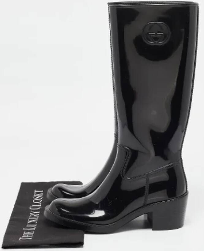 Gucci Vintage Pre-owned Rubber boots Black Dames