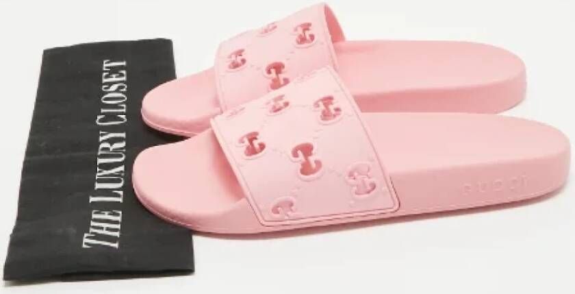 Gucci Vintage Pre-owned Rubber flats Pink Dames