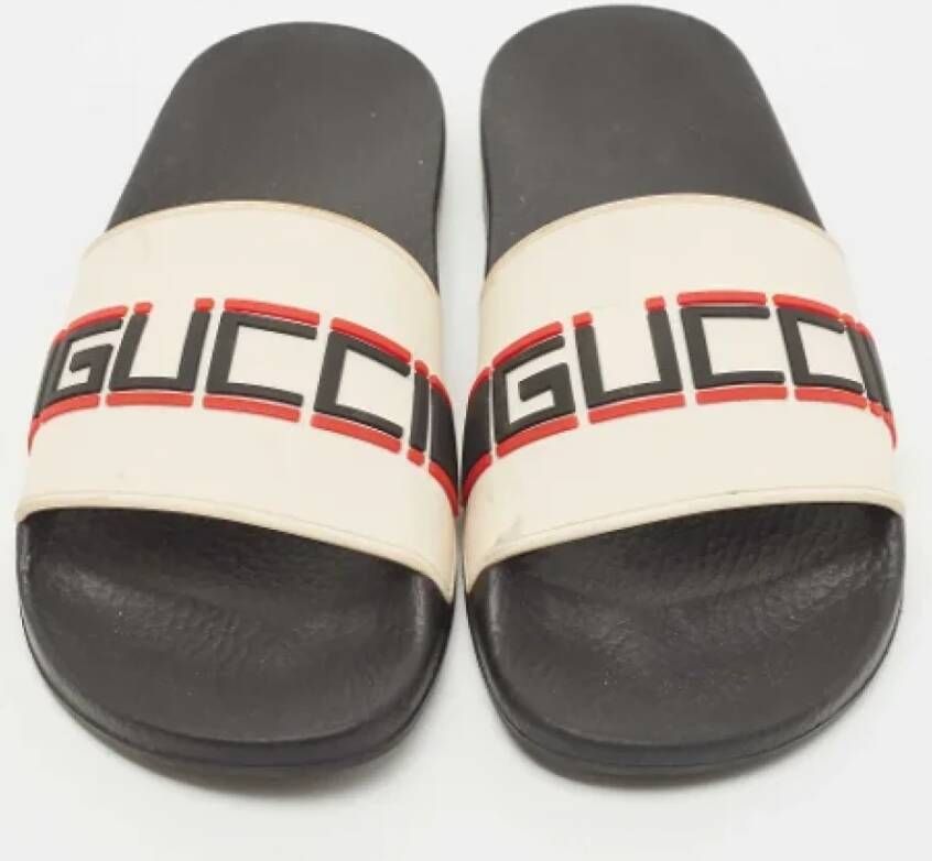 Gucci Vintage Pre-owned Rubber flats White Dames