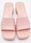 Gucci Vintage Pre-owned Rubber sandals Pink Dames - Thumbnail 3