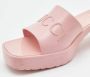 Gucci Vintage Pre-owned Rubber sandals Pink Dames - Thumbnail 7