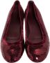 Gucci Vintage Pre-owned Satin flats Red Dames - Thumbnail 2