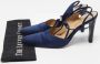Gucci Vintage Pre-owned Satin heels Blue Dames - Thumbnail 9
