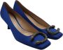 Gucci Vintage Pre-owned Satin heels Blue Dames - Thumbnail 3