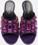 Gucci Vintage Pre-owned Satin mules Purple Dames - Thumbnail 3