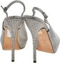 Gucci Vintage Pre-owned Satin sandals Gray Dames - Thumbnail 4