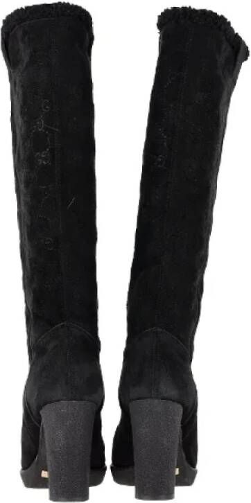 Gucci Vintage Pre-owned Suede boots Black Dames